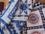 (2) Machined Quilts for Full Size Beds