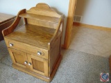 Small Single-Drawer Cabinet w/ Shelf 22 x 18 x 32 in. (Matches Lot 242)