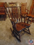 Ethan Allen Spindle Back Rocker w/ Arms, 25w x 18d x 46h