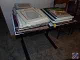 Art Drafting Table, and Assorted Mats for Framing, Art Papers and Supplies