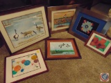 (5) Original Artwork of Phyllis Herbst - Assorted Sizes