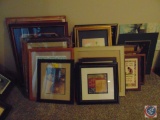Very Large Selection of Framed Embroidered Cross Stitch Samplers, Wall Art and Matted Prints