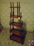 Wooden Display Rack 21.5 x 8.5 x 54 in.
