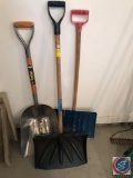 (2) Snow Shovels, Kodiak Scoop