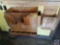 Wooden Wall Mounted Menu Holder, (2) Wall Mounted Tray Stackers