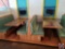 {{2X$BID}} (2) Wall Mounted Tables with Maptech Image Printed On 66