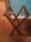 {{4X$BID}} (4) Plastic Waiter Tray Stand