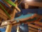 (2) Large Wood Fish {{LIGHT FIXTURE IS PART OF LOT 223. IF YOU PURCHASE THE FISH YOU MAY NOT REMOVE
