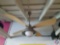 (7) Lighted Ceiling Fans {{BUYER MUST DISCONNECT, CAP ENDS, AND PROPERLY REMOVE}} {{TWO OF THE FANS