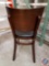 {{4X$BID}} Wooden and Upholstered Padded Restaurant Chairs 32