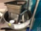 Parts to a Cotton Candy Machine, (3) Line Pans, Rubbermaid Hinged Lidded Tote, More