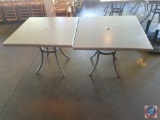 {{2X$BID}} (2) Lit Resin Umbrella Tables 35