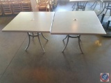 {{2X$BID}} (2) Lit Resin Umbrella Tables 35