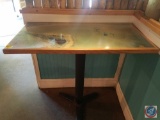 Bar Height 4 Top Table with Maptech Image Printed On 46