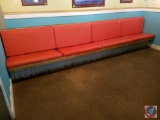 {{4X$BID}} (4) Booth Style Seating Bench {{Base of Booth is Heavy-Gauge Galvanized Steel Bolted