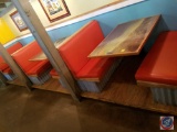 {{3X$BID}} (2) Double Sided Booth Seating (2) End Booth Seating {{Base of Booth is Heavy-Gauge