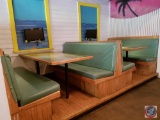 {{2X$BID}} Double Sided Booth Seating {2) End Booth Seating Seats 68