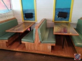 {{2X$BID}} (2) Wall Mounted Tables with Maptech Image Printed On 66