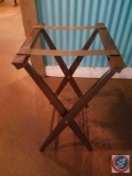 {{4X$BID}} (4) Plastic Waiter Tray Stand