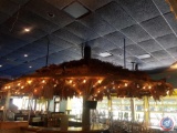 Mexican Palm Thatch Runner {This Lot Includes The Palm Thatch Roof, The Wooden Posts of the 