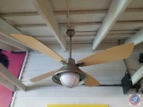 (7) Lighted Ceiling Fans {{BUYER MUST DISCONNECT, CAP ENDS, AND PROPERLY REMOVE}} {{TWO OF THE FANS