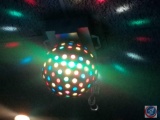 Rotating Disco Ball {{BUYER MUST BRING LADDER TO REMOVE FROM CEILING AND PROPERLY CAP THE