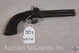 Unknown Model O/U 44 Cal Pistol Antique Over Under Percussion Cap Pistol (Black Powder No FFL