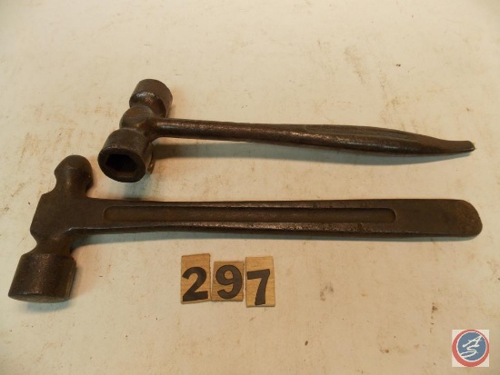 Tire Tools (2) marked 'J.H Williams Co demountable rim tool' - (1) unmarked
