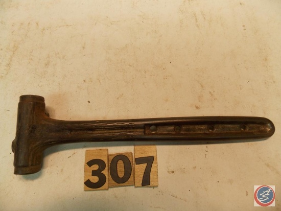 8 in. Hammer with figural markings