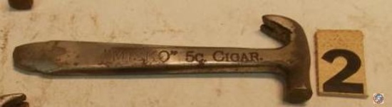 Cigar box opener marked 'Misko 5 cent Cigar'