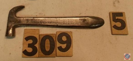 Cigar box opener marked 'Fred J Biel' and 'Terre Haute Ind.'