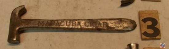Cigar box opener marked 'Mapacuba Cigar' and 'S.S Bryan and Sons'