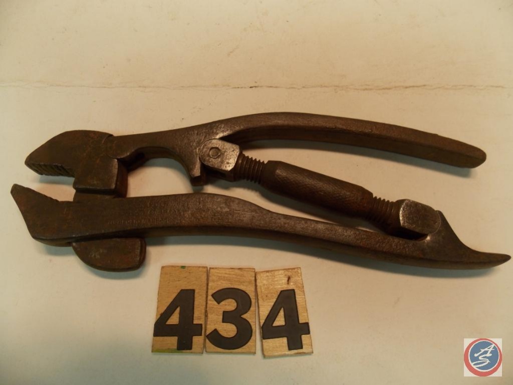 antique adjustable pliers