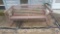 Porch Swing, Bird Bath, (2) Planters