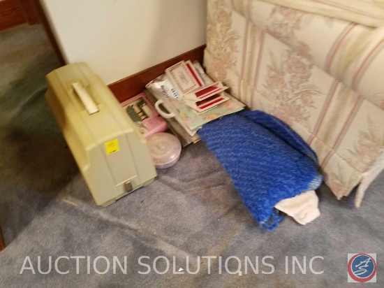 Vintage Sears Sewing Machine In Case Model 5188, Automatic Dexter Hemmer & Stitcher in Original Box,