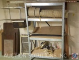 Four Tier Composite Wood/Metal Shelving 36