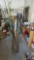 Assortment of Bright Ideas Yard Stakes, Reflective Driveway Stakes, Metal Wire Container