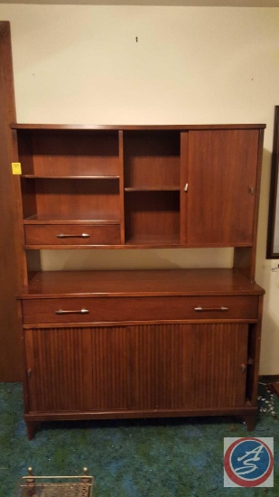 Buffet with Sliding Door, One Drawer, Two Cupboards 46" x 17" x 61"