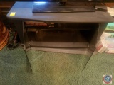 TV Entertainment Stand with Glass Doors, Proscan VCR Serial #932242919 {{TV IS NOT INCLUDED}}