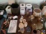 Ceramic Bathroom Set Incl. Lotion and Soap Dispenser, Tooth Brush Holder, Assorted Decorative Tissue