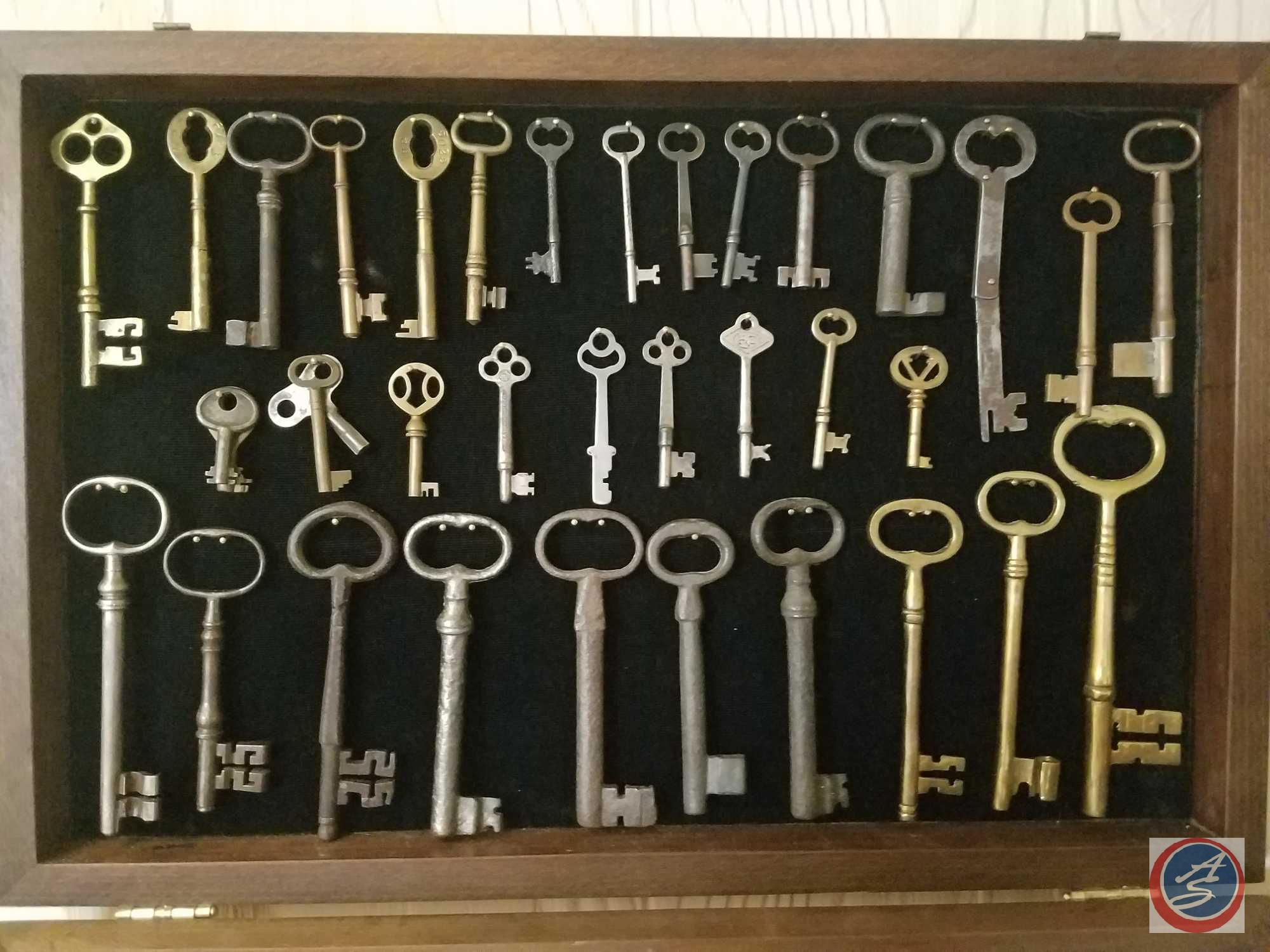 Antique Key Shadow Box Free Wooden Keys Images | Download At StockCake