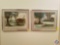 Framed Water Color Paintings Signed Miriam Ragan, Framed Oil Painting Signed {{ILLEGIBLE}}