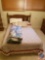 Full Size Bed with Rails, Head Board, Box Spring, Mattress, Bedding, Full Size Bird Dog Comforter
