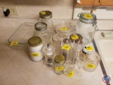 Mason Jar, Ball Jar, Glass Salt and Pepper Shaker, Glass Bread Pan