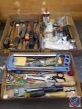Ballpein Hammer, Hammer, Screwdrivers, Trot Line, Open Ended Wrench, Dresser Knobs, More