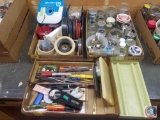 Belden Appliance Wiring, Wide Masking Tape, Suntone Lighted Magnifying Glass, Shoe Horn, Assorted