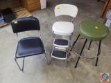 Kitchen Chair/Step Stool Combo, Stool, Chair