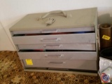 Five Drawer Tool Box with Contents