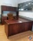 U-Shaped Office Desk with Overhead Storage 66