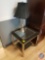 (2) Wooden, Metal, and Glass End Tables 24